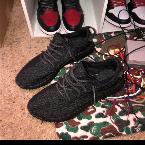 Black Pirate Yeezys - Picture 1 of 2